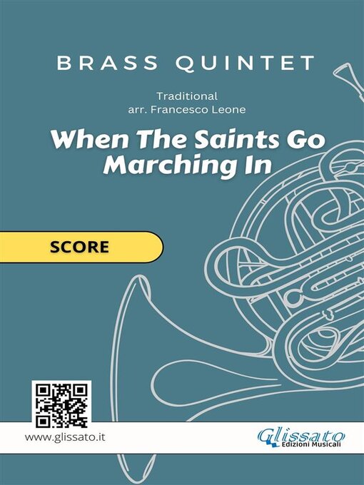 Cover image for When the Saints Go Marching In--brass quintet (score)